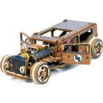 WOODEN CITY 3D puzzle Automobil Hot Rod Limitovaná edice 142 dílů 157258