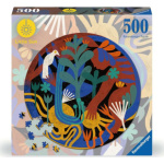 RAVENSBURGER Kulaté puzzle Little Sun: Změna k lepšímu 500 dílků 157946