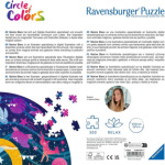 RAVENSBURGER Kulaté puzzle Kruh barev: Sny 500 dílků 157954