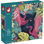 JANOD Puzzle Tajemný panter 500 dílků 157984