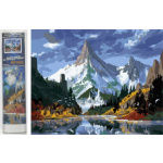 Norimpex Diamantové malování Ledový zámek v horách 30x40cm 158022