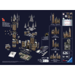 RAVENSBURGER Svítící 3D puzzle Noční edice Harry Potter: Bradavický hrad - Astronomická věž 626 dílků 158041