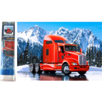 Norimpex Diamantové malování Červený kamion Kenworth 30x40cm 158145