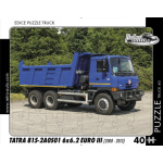 RETRO-AUTA Puzzle TRUCK č.40 Tatra 815-2A0S01 6x6.2 EURO III (2008 - 2013) 40 dílků 158564