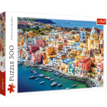 TREFL Puzzle Ostrov Procida, Kampánie, Itálie 500 dílků 158730