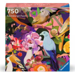 RAVENSBURGER Čtvercové puzzle Art & Soul: Pozorování ptáků 750 dílků 159024