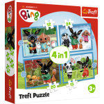 TREFL Puzzle Bing: Roční období 4v1 (12,15,20,24 dílků) 159116