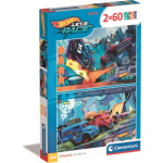 CLEMENTONI Puzzle Hot Wheels 2x60 dílků 159464