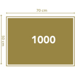 CLEMENTONI Puzzle Impossible Disney placky 1000 dílků 159507