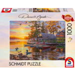 SCHMIDT Puzzle Loděnice s kánoemi 1000 dílků 159542