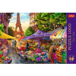 TREFL Puzzle Premium Plus Tea Time: Květinový trh 1000 dílků 159665