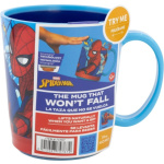 STOR Hrneček s protiskluzovým dnem 410 ml Spiderman 159776