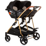 CHIPOLINO Autosedačka Duo Smart i-Size 40-87cm, Obsidian Gold 159977, 2024