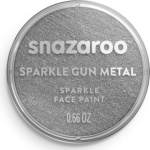 SNAZAROO Barva na obličej Třpytivá Šedá (Gun Metal Grey) 18ml 160203