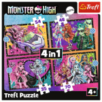 TREFL Puzzle Monster High: Elektrizující den 4v1 (35,48,54,70 dílků) 160951