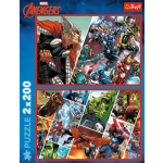 TREFL Puzzle Avengers: Obránci světa 2x200 dílků 161451