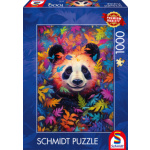 SCHMIDT Puzzle Panda v duhovém lese 1000 dílků 161944