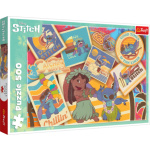 TREFL Puzzle Lilo&Stitch: Razítka 500 dílků 162212