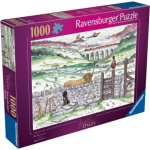 RAVENSBURGER Puzzle Život v Yorkshiru 1000 dílků 163025