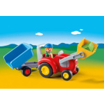 PLAYMOBIL® 1.2.3 6964 Traktor s přívěsem 20041