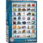 EUROGRAPHICS Puzzle Minerály 1000 dílků 5598