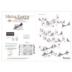 METAL EARTH 3D puzzle Most Golden Gate (zlatý) 15ks, 9662