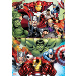 EDUCA Puzzle Avengers - Sjednocení 2x48 dílků 9866