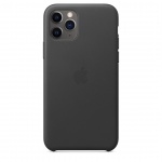 APPLE iPhone 11 Pro Leather Case - Black, MWYE2ZM/A
