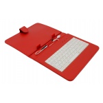 AIREN AiTab Leather Case 2 with USB Keyboard 8" RED (CZ/SK/DE/UK/US.. layout), Leather Case 2 8R