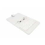 AAIREN AiTab Leather Case 2 with USB Keyboard 8" WHITE (CZ/SK/DE/UK/US.. layout), Leather Case 2 8W