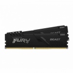 Kingston FURY Beast/DDR4/16GB/2666MHz/CL16/2x8GB/Black, KF426C16BBK2/16