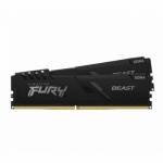 Kingston FURY Beast/DDR4/64GB/3600MHz/CL18/2x32GB/Black, KF436C18BBK2/64