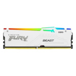 Kingston FURY Beast EXPO/DDR5/32GB/6000MHz/CL36/1x32GB/RGB/White, KF560C36BWEA-32