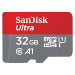 SanDisk Ultra/micro SDHC/32GB/UHS-I U1 / Class 10/+ Adaptér, SDSQUA4-032G-GN6MA