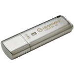 Kingston IronKey Locker+ 50/32GB/USB 3.1/USB-A/Stříbrná, IKLP50/32GB