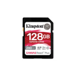 Kingston Canvas React Plus/SDHC/128GB/UHS-II U3 / Class 10, SDR2V6/128GB