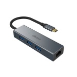 AKASA - USB Type-C 4-in-1 hub s Ethernetem, AK-CBCA20-18BK