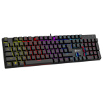 C-TECH Morpheus RGB/Drátová USB/CZ-SK layout/Černá, GKB-11