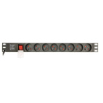 Gembird PDU 8 zásuvek, 1U, 16 A, 3m, EG-PDU-014-F