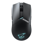 GIGABYTE Aorus M6/Herní/Optická/26 000 DPI/Bezdrátová USB/Černá, GM-AORUS M6