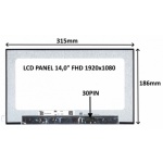 SIL LCD PANEL 14,0" FHD 1920x1080 30PIN MATNÝ IPS / BEZ ÚCHYTŮ, 77042909