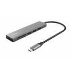 TRUST HALYX FAST USB-C HUB & CARD READER, 24191