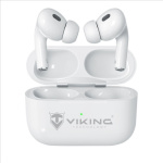 Bezdrátová Bluetooth sluchátka Viking AIR PLUS/ANC/BT/Bezdrát/Bílá, VPRORT