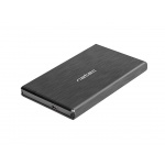 Externí box pro HDD 2,5" USB 2.0 Natec Rhino, černý, NKZ-0275