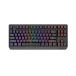 GENESIS herní klávesnice THOR 230/TKL/RGB/Outemu Panda/Bezdrátová USB + Bluetooth/US layout/Černá, NKG-2107