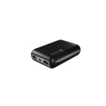 NATEC powerbanka TREVI COMPACT 10000 mAh 2X USB-A + 1X USB-C, černá, NPB-1941