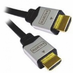 PremiumCord kabel HDMI M/M, zlac.a kovové HQ, 5m, kphdmg5