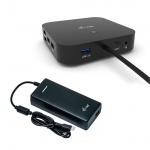 i-tec USB-C Dual Display Docking Station s Power Delivery 100W + i-tec Universal Charger 112W, C31DUALDPDOCKPD100W