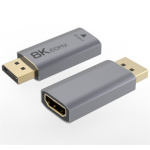 PremiumCord adaptér DisplayPort - HDMI, 8K@60Hz, 4K@144Hz Male/Female, pozlacené konektory, kportad30