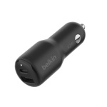 Belkin Car Charger 42W - 30w USB-C + 12W USB-A, CCB005btBK